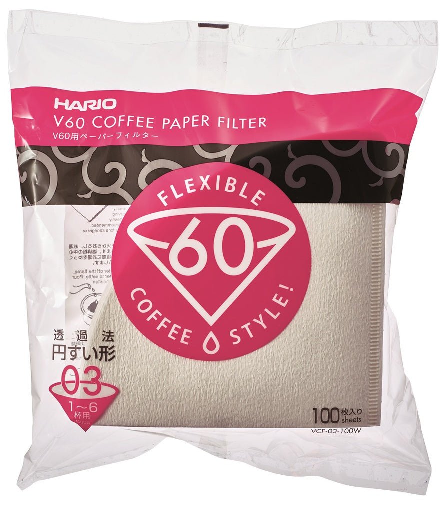 Hario V60 Filterpapier (für perfekte Geschmacksneutralität) - carabica - fine coffee culture