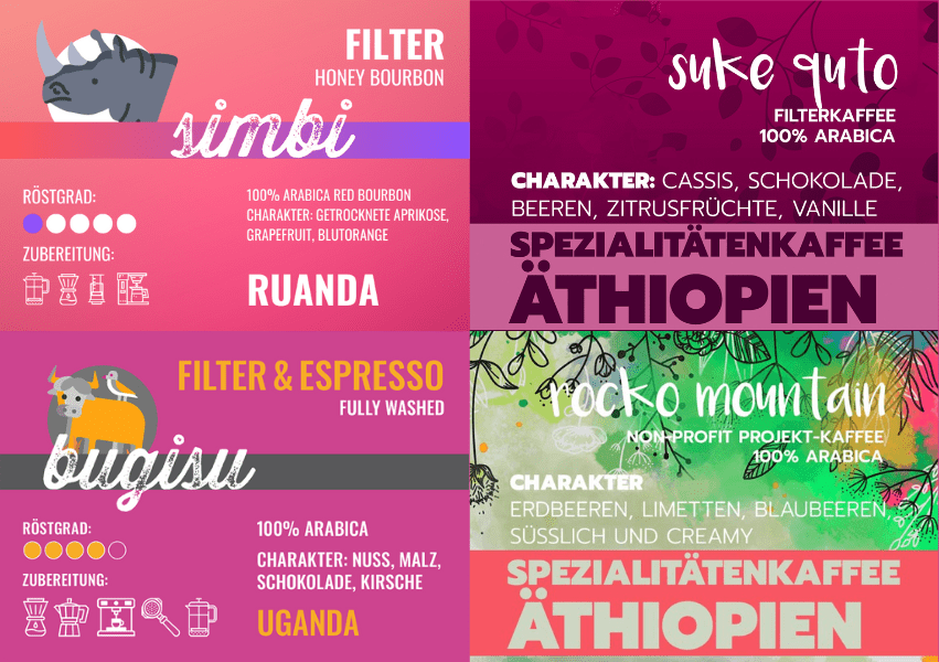 Afrika Reise | 4x Kaffee aus Afrika - carabica - fine coffee culture