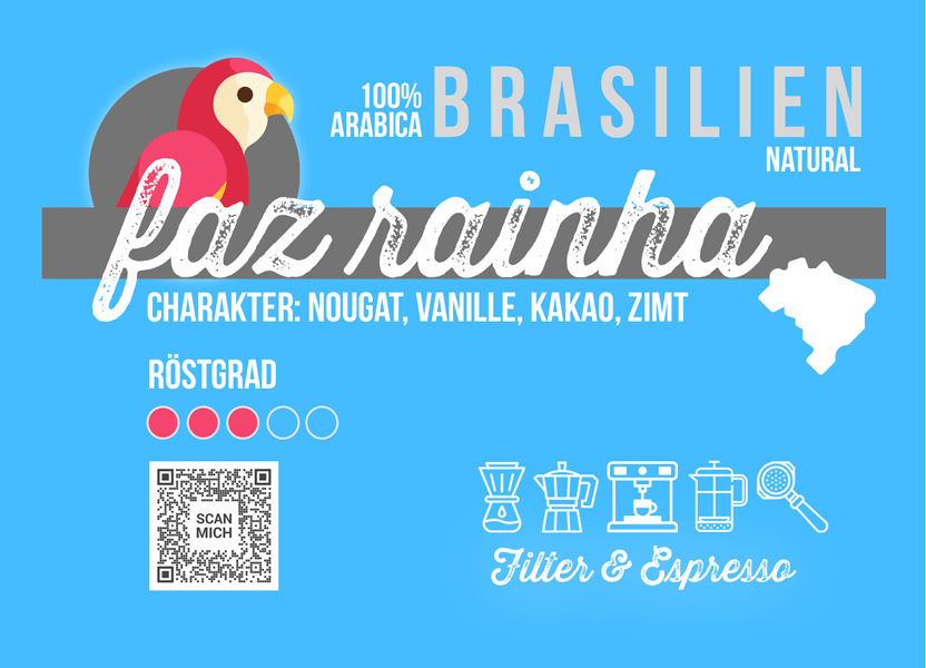 Fazenda Rainha, vielseitig einsetzbar, 100% arabica - Omniroast - carabica - fine coffee culture