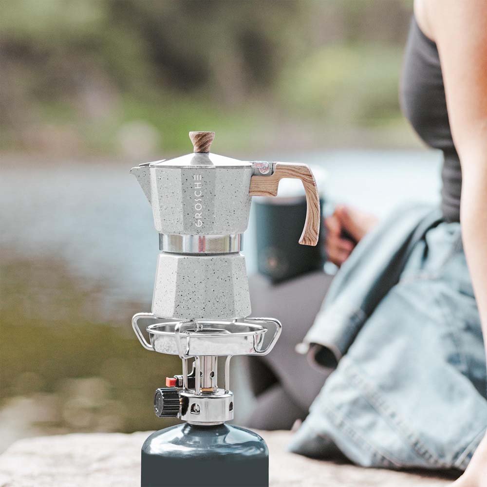 GROSCHE Herdkanne | Moka Pot | 6 Tassen (275ml) - carabica - fine coffee culture