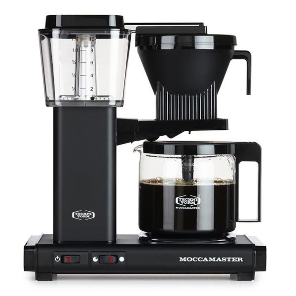 Moccamaster Farbe schwarz, die handgefertigte Filterkaffeemaschine - carabica - fine coffee culture