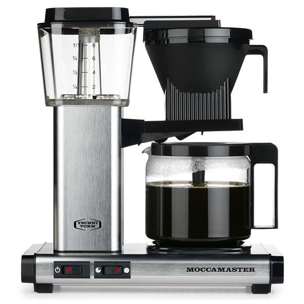 Moccamaster in silber, die handgefertigte Filterkaffeemaschine - carabica - fine coffee culture