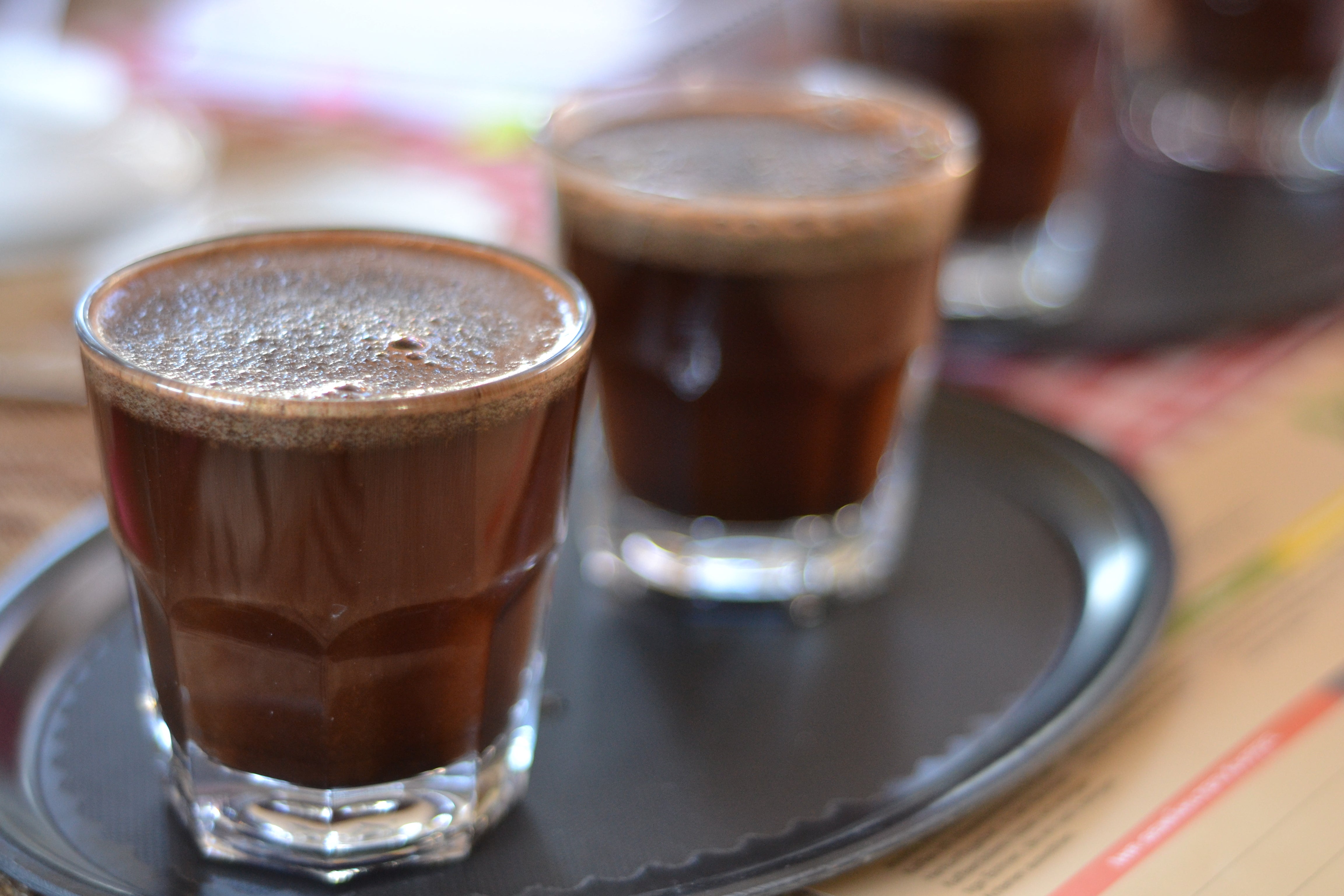 Professionelles Cupping (Kaffeeverkostung) - carabica - fine coffee culture