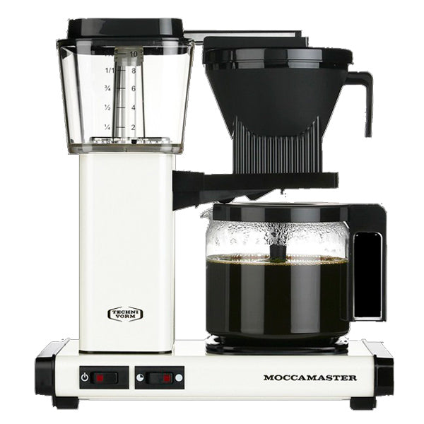 Moccamaster Farbe weiß, die handgefertigte Filterkaffeemaschine - carabica - fine coffee culture