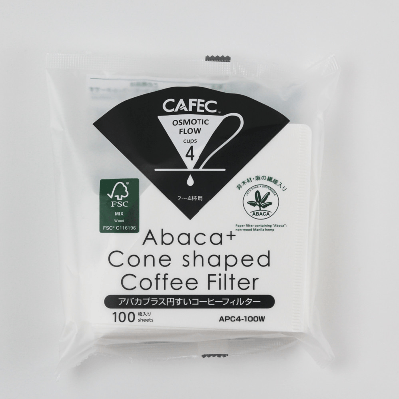 Abaca+ aus Bananenpflanzen-Zellstoff | Kaffeefilter - carabica - fine coffee culture