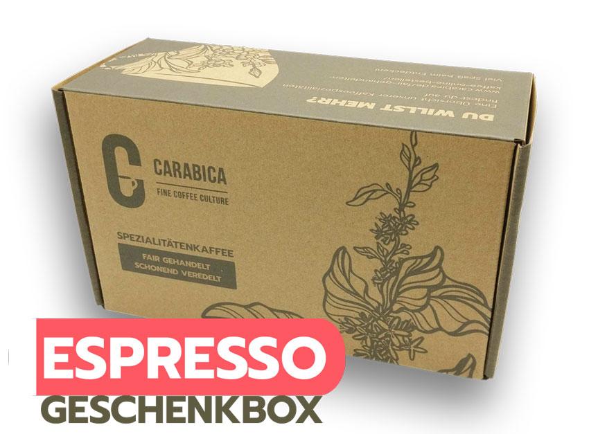 Espresso Probier-Set, 3x 125g - carabica - fine coffee culture