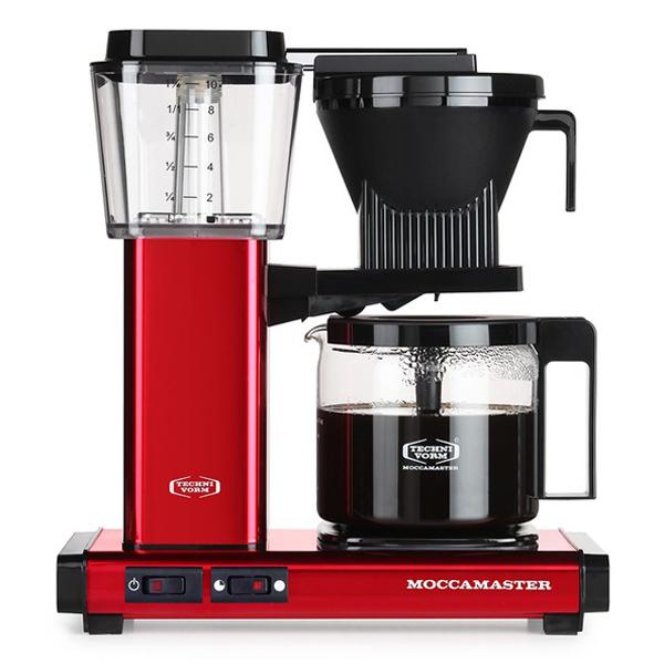 Moccamaster Farbe rot, die handgefertigte Filterkaffeemaschine - carabica - fine coffee culture